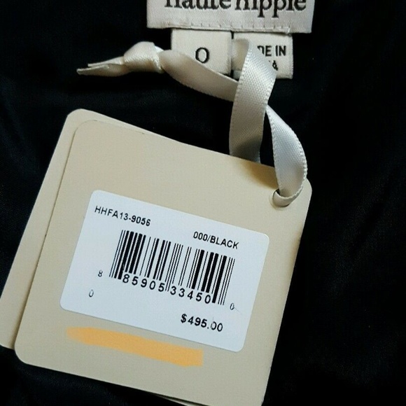 HAUTE HIPPIE Black Silk Bead Skirt - Picture 5 of 5